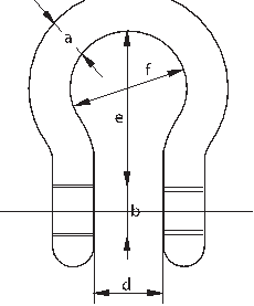 Швартовая скоба (для швартовки) S-1165