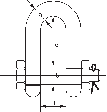 Скоба G-3153 Green Pin