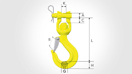 Clevis Поворотный крюк LKNG GrabiQ купить в России Clevis Поворотный крюк LKNG GrabiQ купить в России