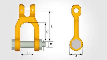 Скобы (а), Clevis GSA Classic купить в России Скобы (а), Clevis GSA Classic купить в России