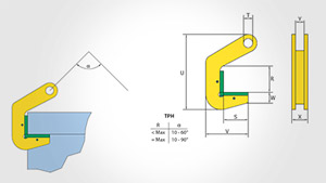 Горизонтальные захваты, Pipe Hook, TPH купить в России
